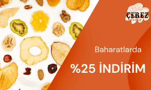 Baharatlarda %25 İndirim