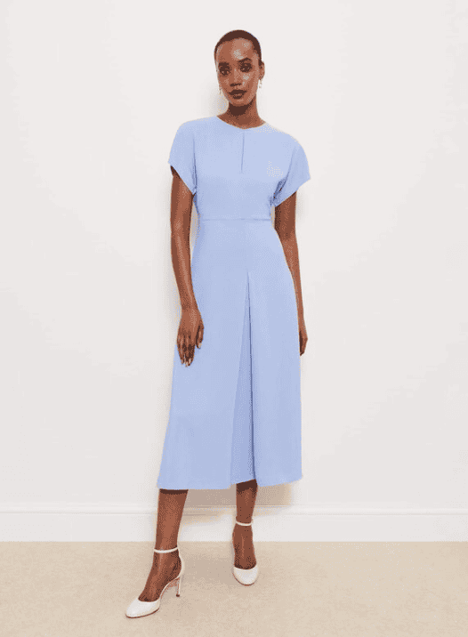 Red Ditsy Floral Print Fit & Flare Elbise Rated Print Fit & Flare Elbise