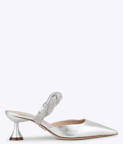 Gümüş Topuklu Ayakkabı