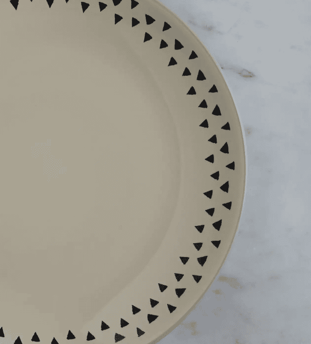 Stoneware 12 Parça Yemek Takımı, Mantar Şeklinde Özel Seri